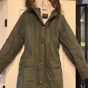 Abercrombie & Fitch Military Green Parka